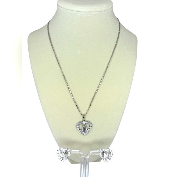 Virgen of Guadalupe silver set 18k laminated gold - Picture 4 of 4